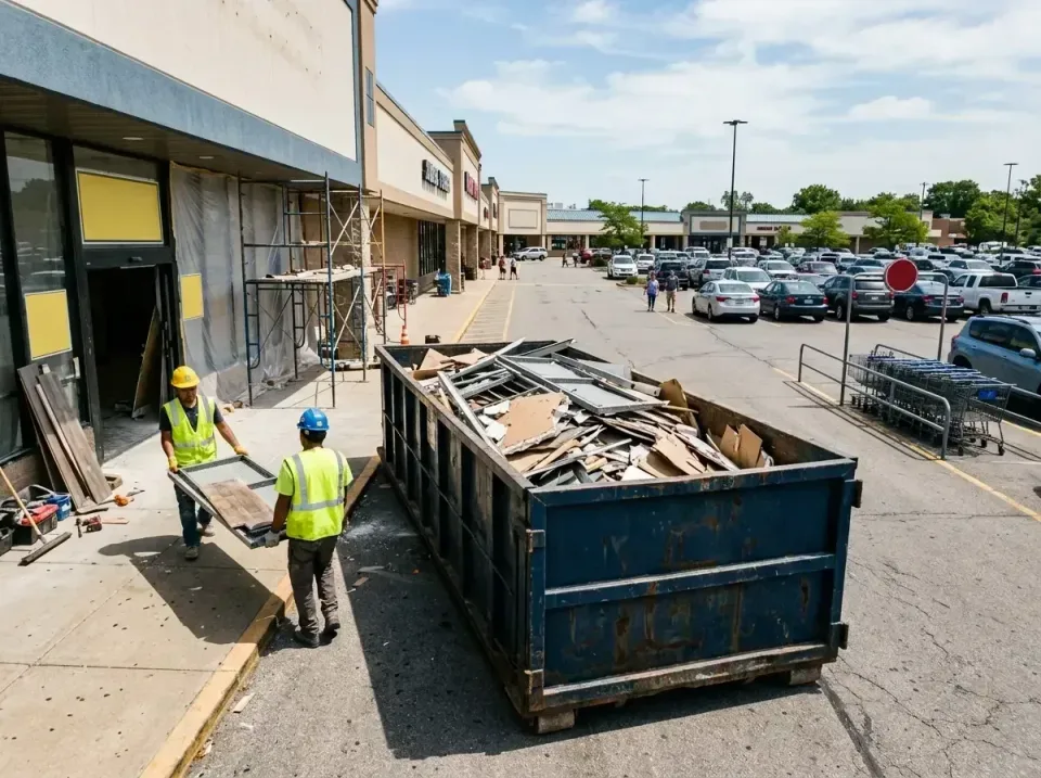 retail-store-renovation-debris-003 — frequently asked questions, Roll-off Dumpster Rentals in Mustang, OK